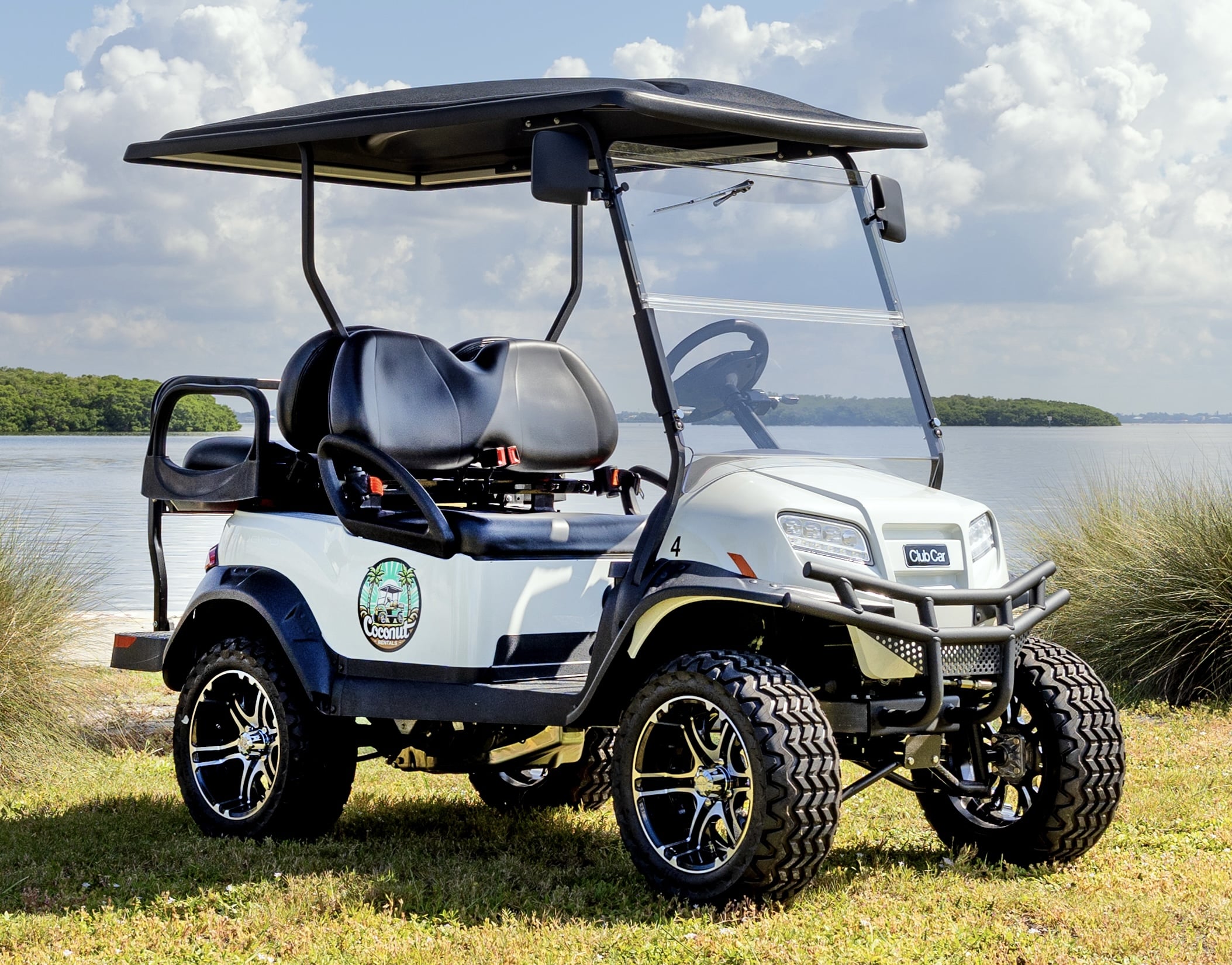 Golf cart rental Anna Maria Island 4 passenger