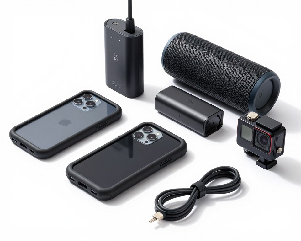 Beach electronics and waterproof accessories for vacation Beach electronics and waterproof accessories for vacation